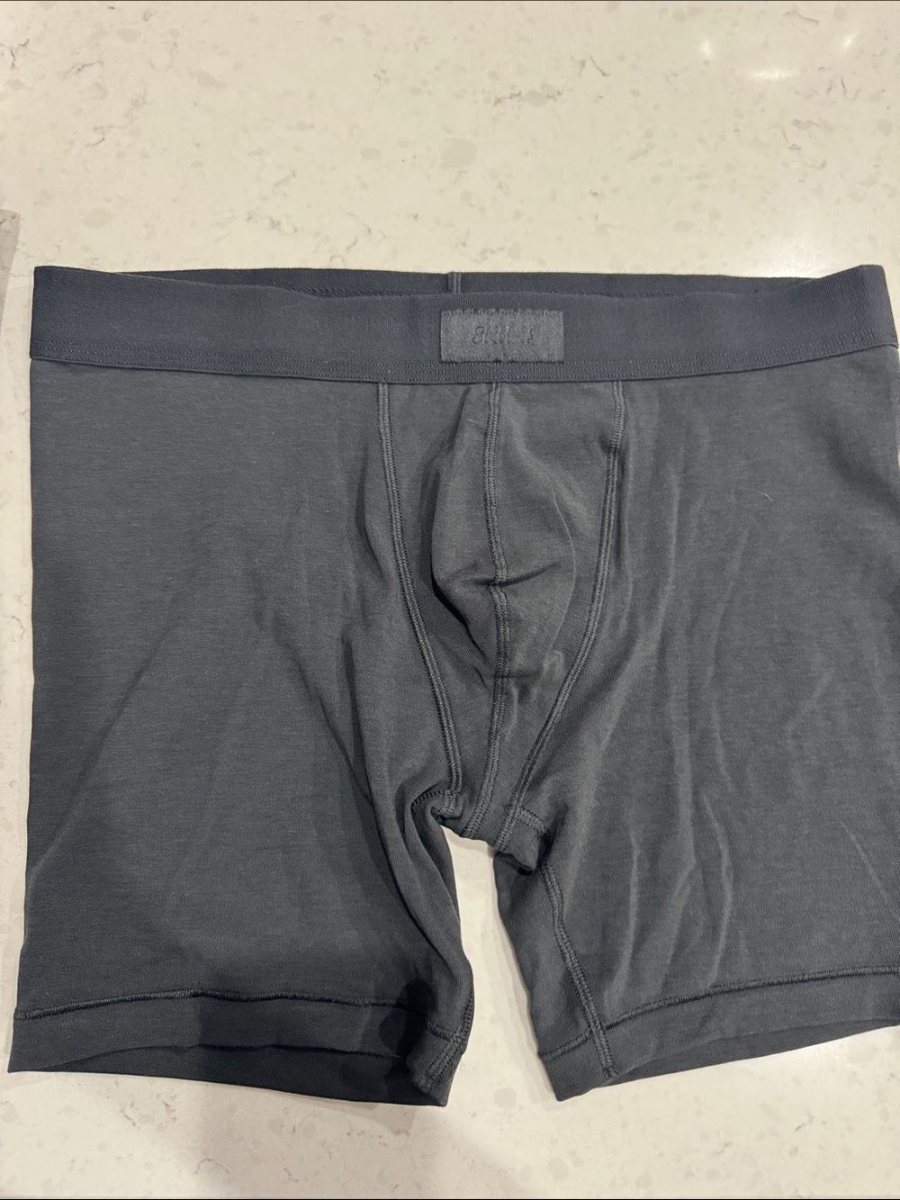 SKIMS Charcoal Boxer Briefs - Stretch Support